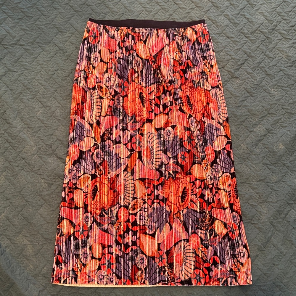 Maeve Vibrant Multicolor A-Line Skirt